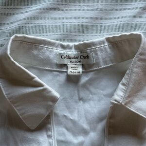 White Button-up Blouse